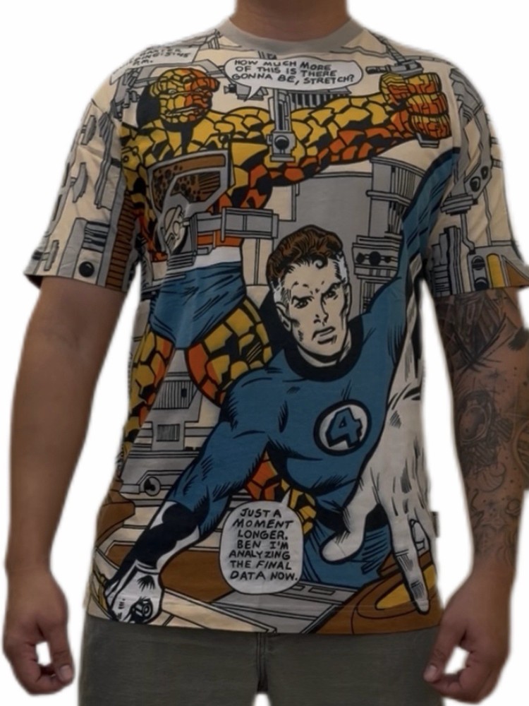 Vintage Marvel Comics Shirt Sz M/LFantastic 4 AOP 90’s Rare 1996
