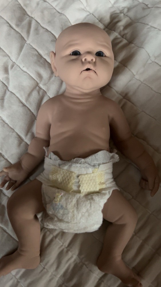 19-inch silicone realistic baby boy doll for newborns