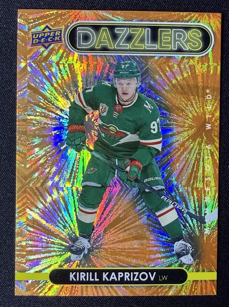 2021-22 Upper Deck Series 1 - Orange Dazzlers #DZ-24 Kirill Kaprizov Wild