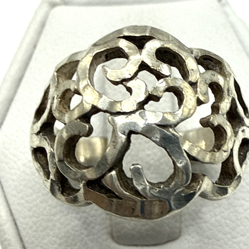 STUNNING .925 Vintage Sterling Silver Estate Ring Size 5.5