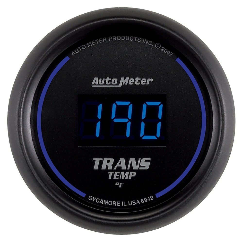 Auto Meter 6949 Cobalt 2-1/16 Inch Digital Transmission Temp Gauge
