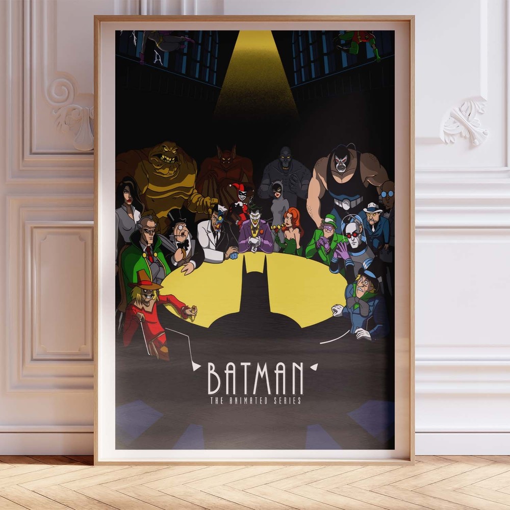 Batman The Animated Series Poster Wall Art A0 Large Print Decor Cartoon