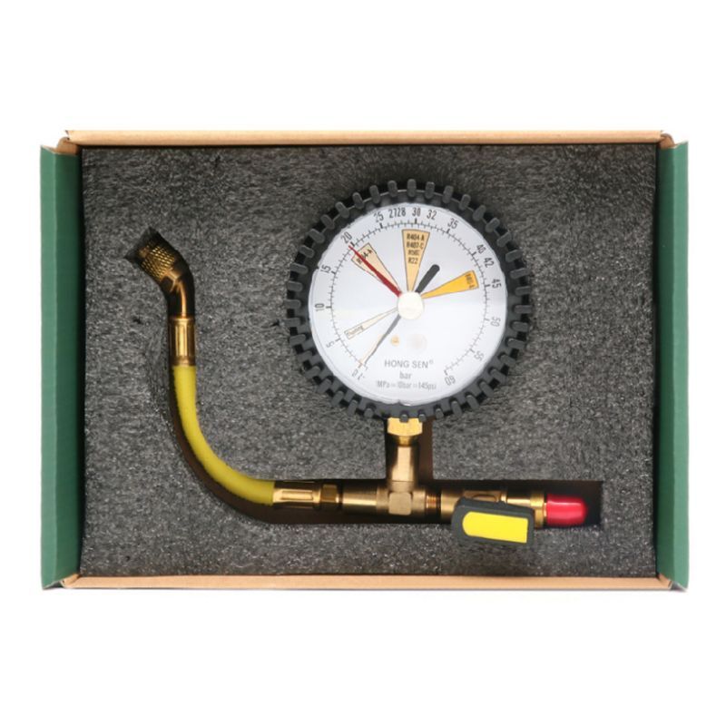 Nitrogen Pressure Test Gauge Regulator for R22 R407C R410A SUV Air Conditioning