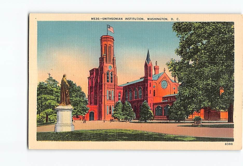 Postcard Smithsonian Institution Washington DC