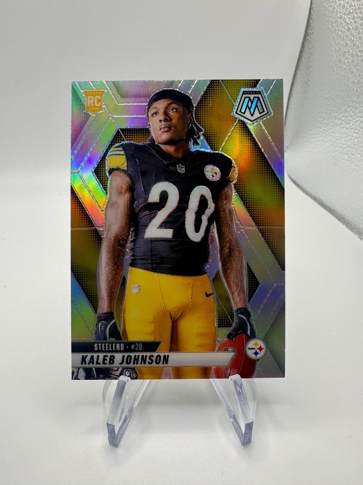 2025 Panini Mosaic - Kaleb Johnson Rookie Variation Silver (RC) Steelers