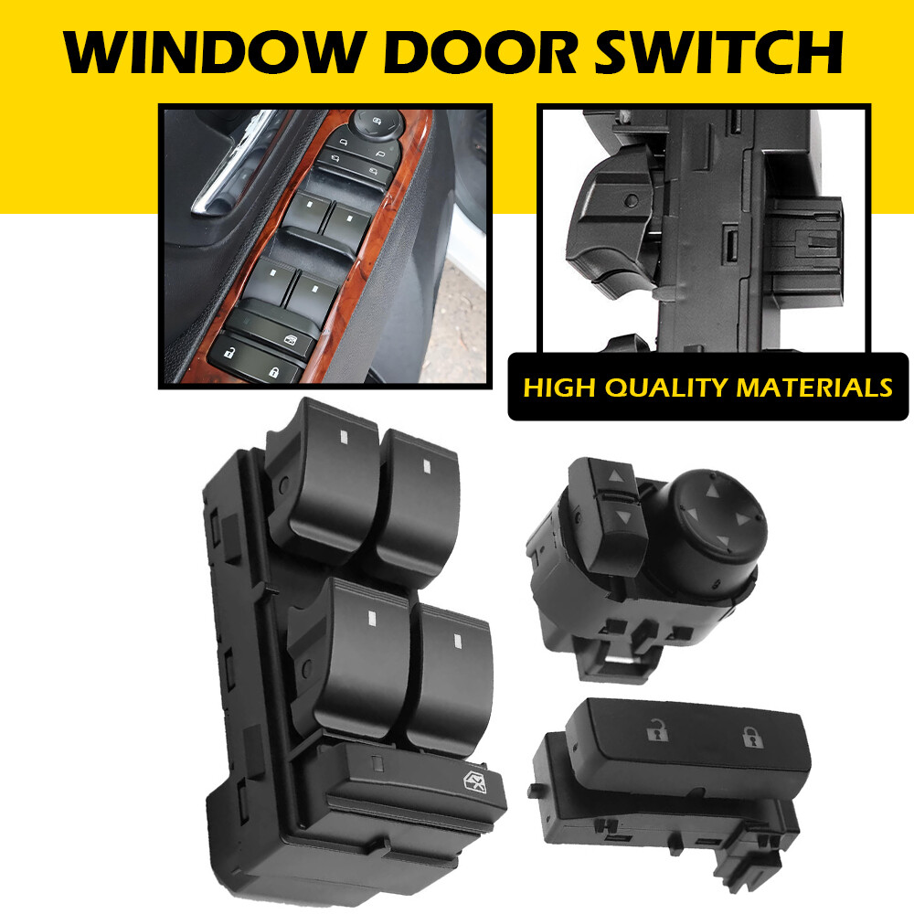 3 x Switch Control Door Window Lock Mirror For Chevrolet Silverado GMC Sierra