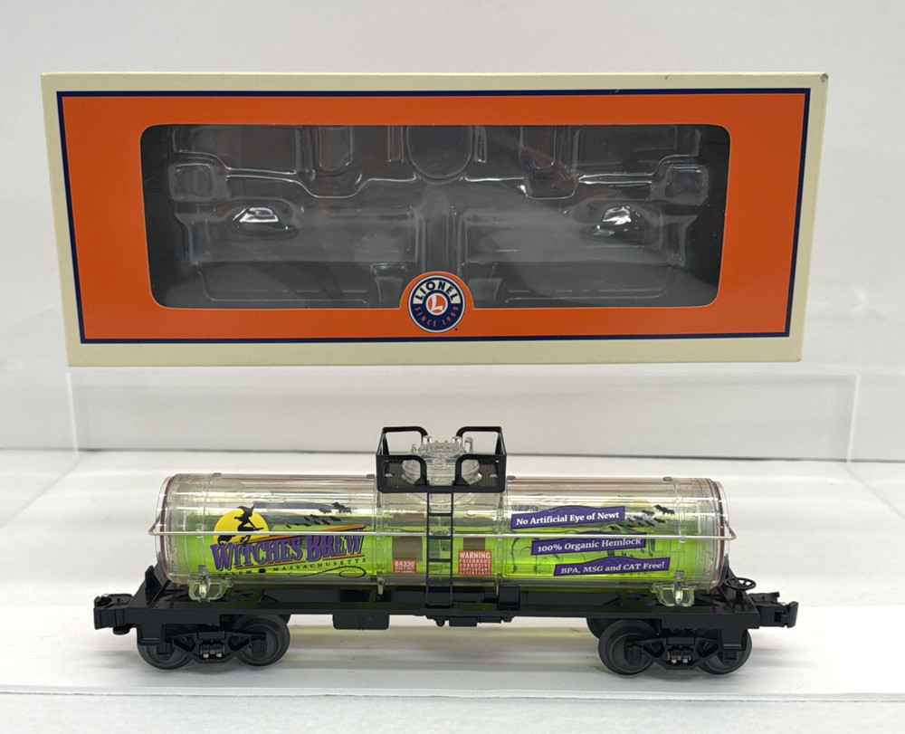 Lionel 6-84330 Halloween Witches Brew Tank Car O Gauge Used