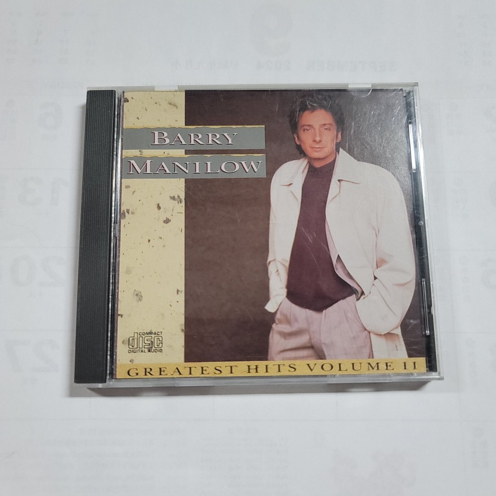 Greatest Hits Vol. II By Barry Manilow (CD, 1989, Arista)