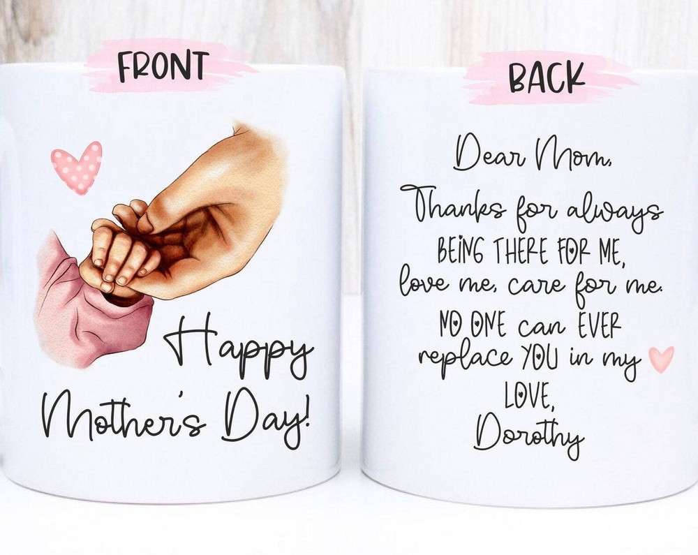 Happy Mother's Day Mug Mothers Day Mug For Toddler Mom First Mother's Day Gift