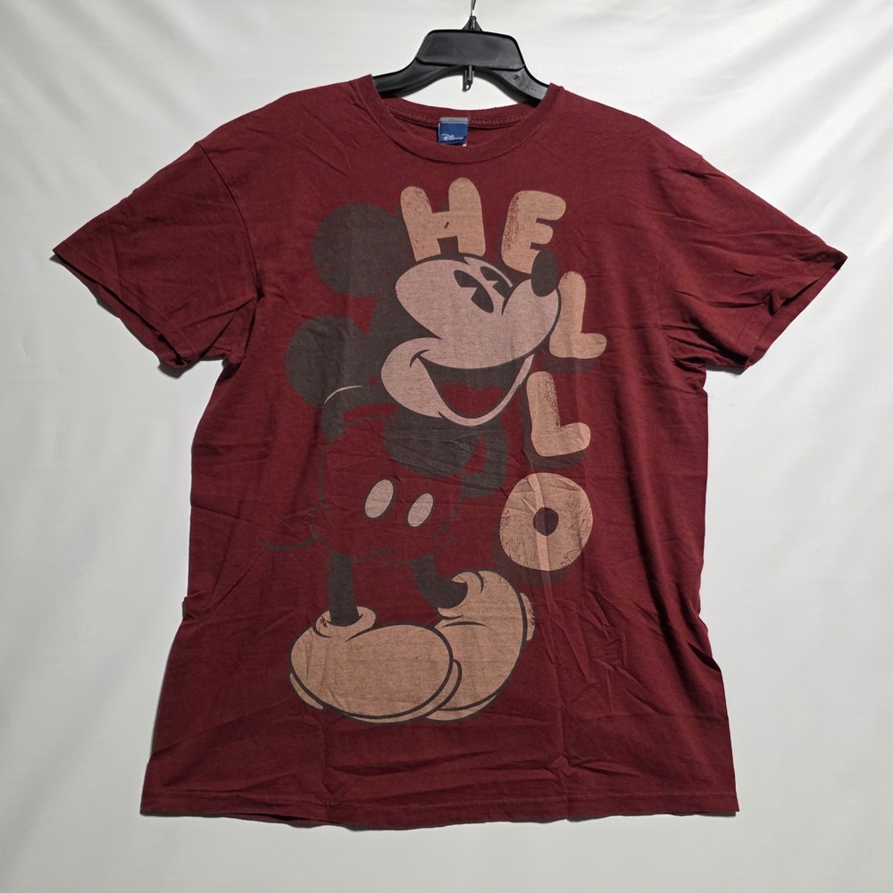 Vintage 90s Disney Mickey Mouse T-Shirt Adult Size Graphic Tee Size (XL)
