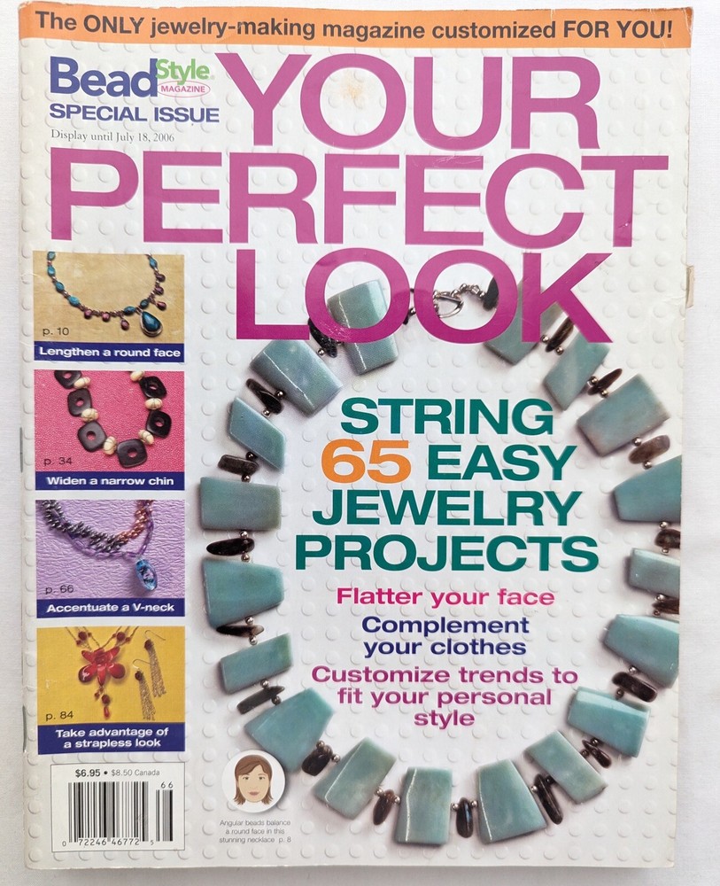 Bead Style Magazine 2006 Your Perfect Look Beaded Jewelry Making Crafting DIY