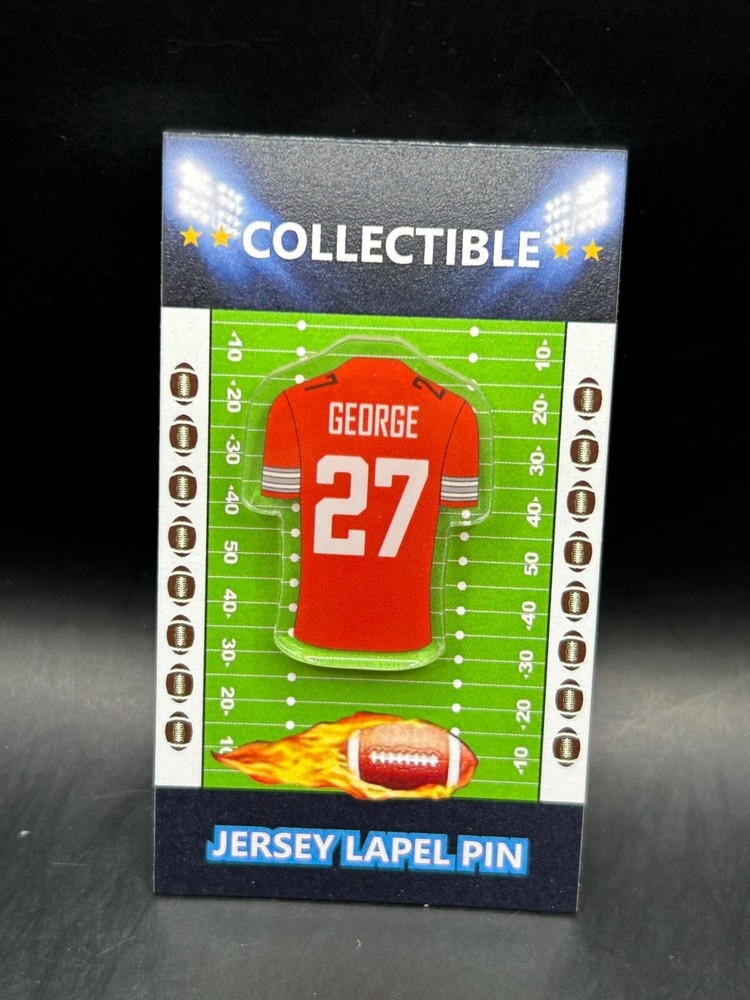Ohio State Buckeyes Eddie George Vintage Jersey Lapel Pin Free Shipping Collectible