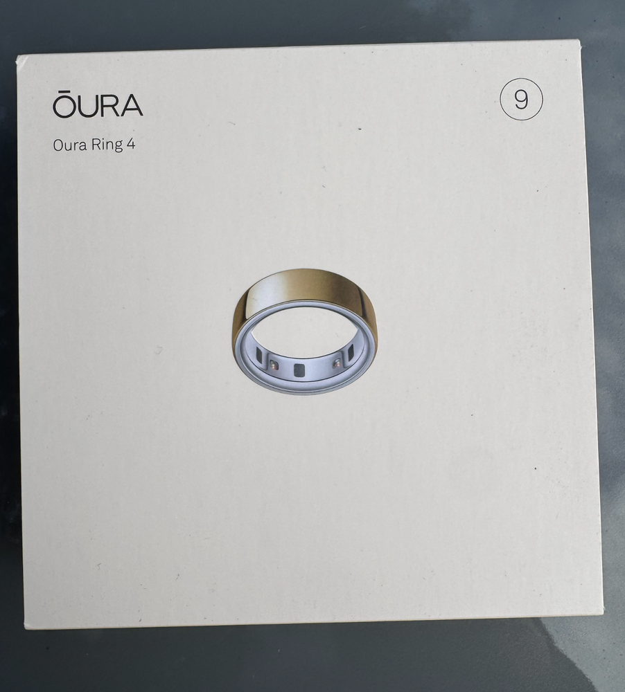 New Sealed - OURA RING - Gen 4 - Size 9 - Gold - FREE SHIPPING
