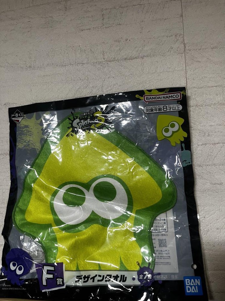 Splatoon 3 Squid Design Towel Bandai Anime character Animation