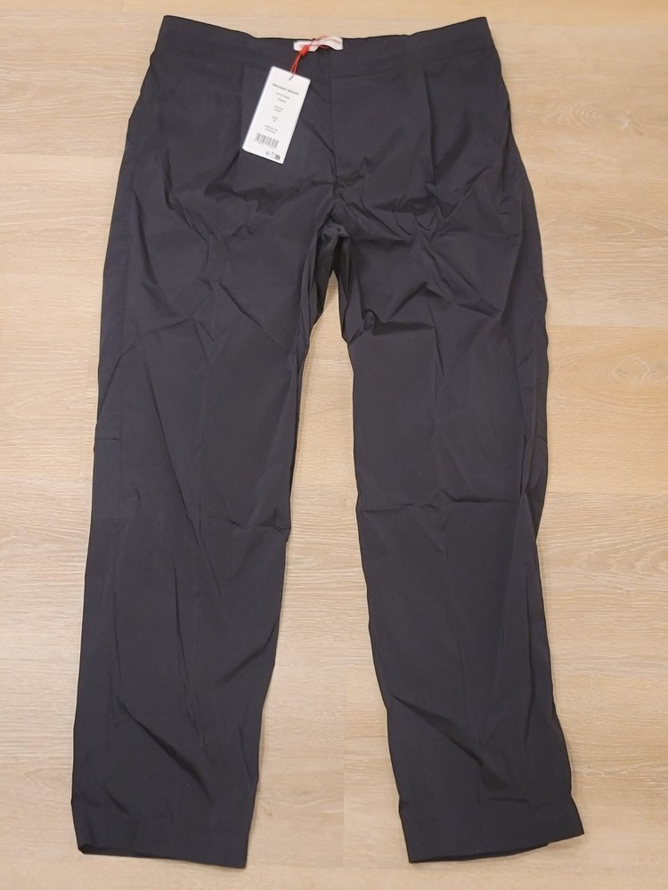 Orlebar Brown Mens Terron Black Stretch Tailored Fit Pants Trousers 34x31