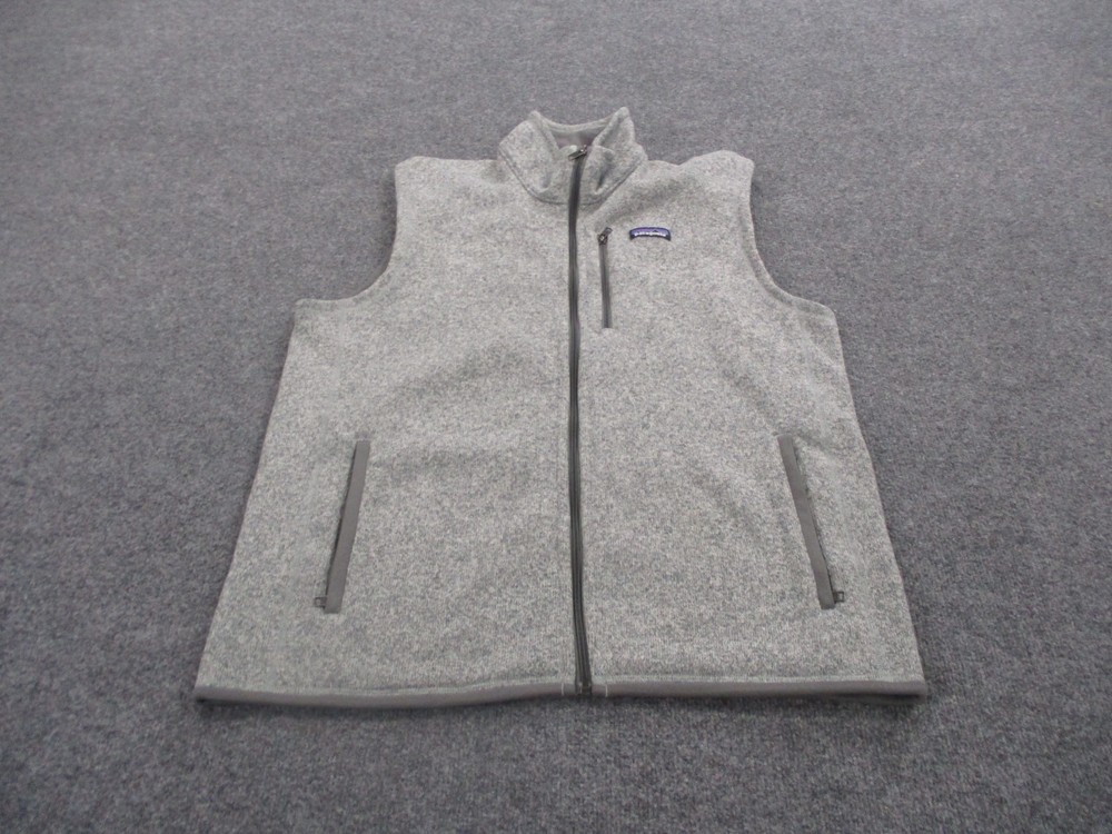 Patagonia Better Sweater Fleece Vest for Men XL Gray Camping Hiking Jacket
