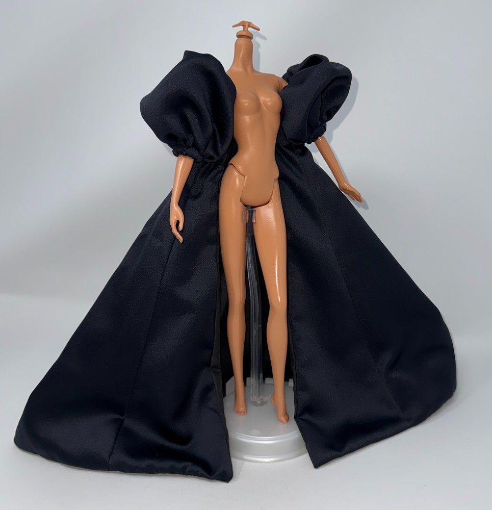 Barbie Styled By Design Doll 4 Model Muse Fashion Outfit Floor Length Cape Train