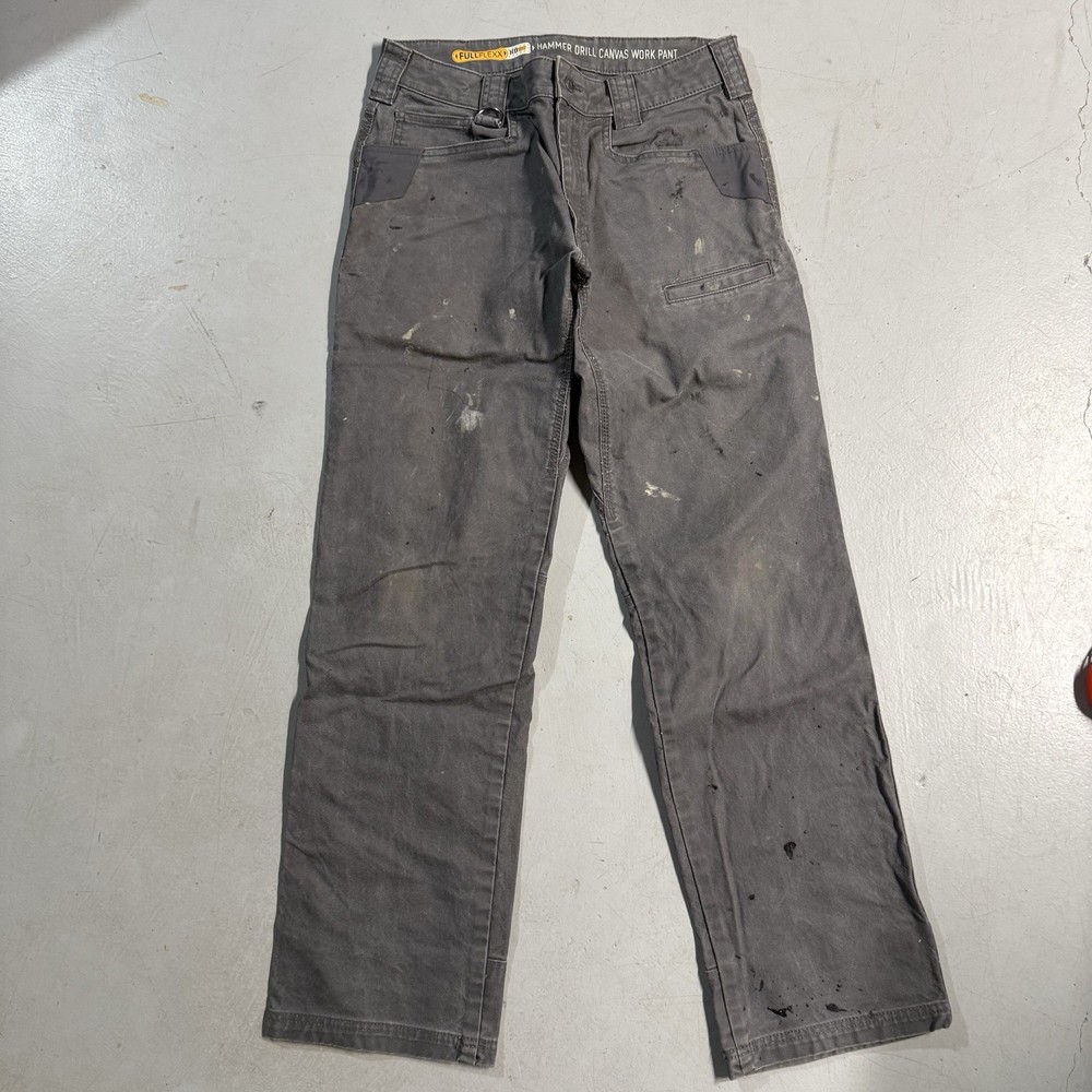 Noble Outfitters Pants Mens 32x32 Grey Hammer Drill Canvas Full Flex HD