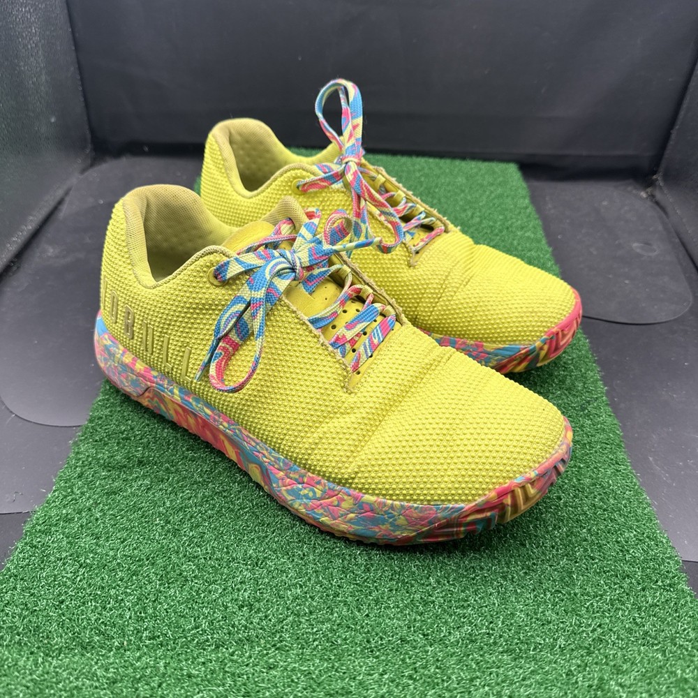 Nobull Trainer Low Rise Women Size 9.5/ Men’s 8 Neon Lime Swirl