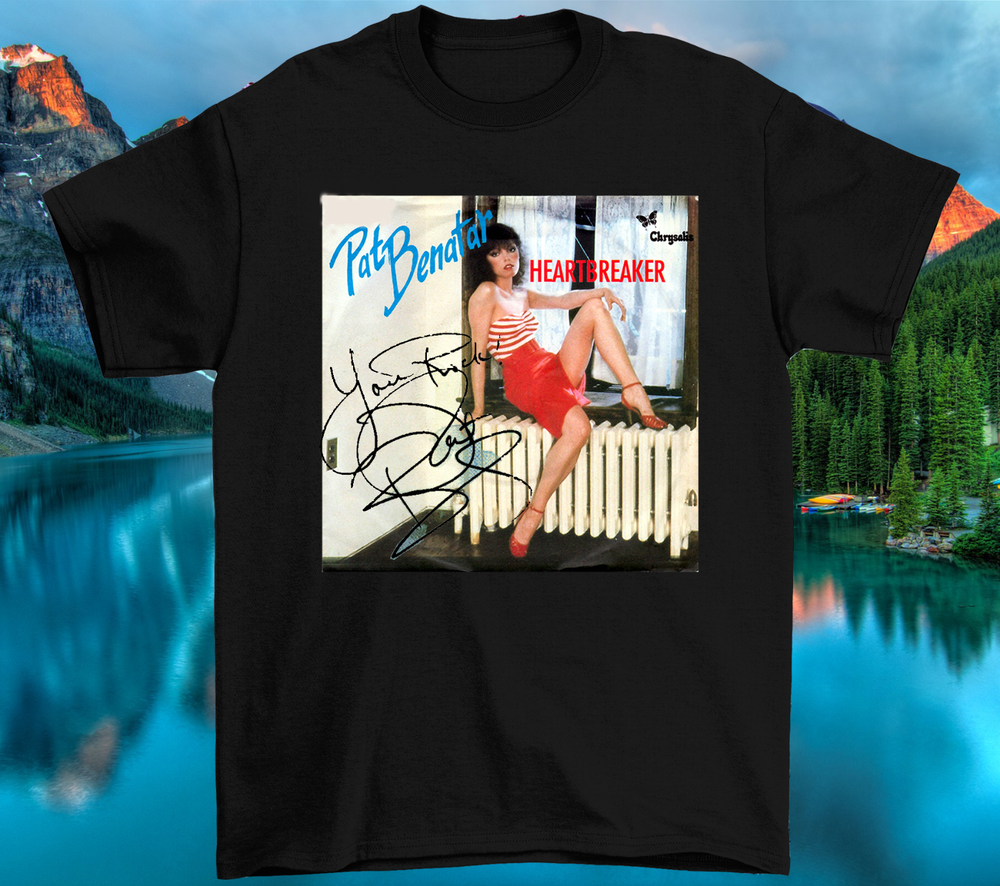 Pat benatar Signature T Shirt Black Size S M L 234XL II14206