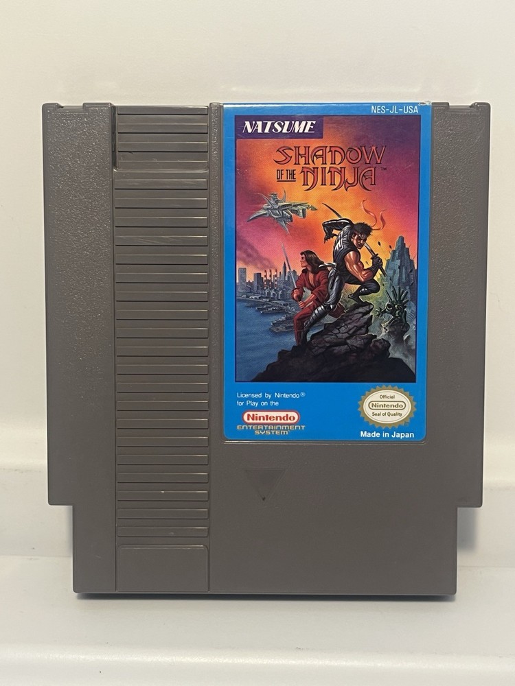 Shadow of the Ninja NES Nintendo Natsume Authentic Cartridge Tested Works