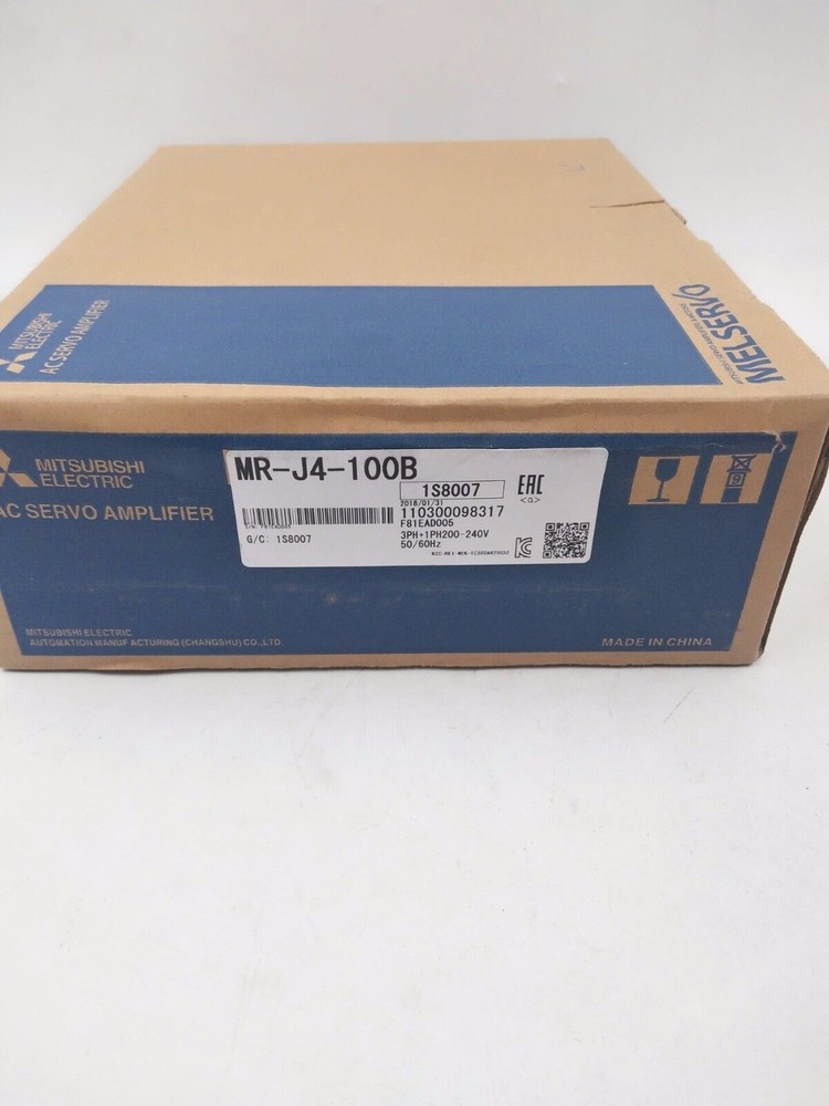 AC SERVO DRIVER MR-J4-100B MRJ4100B NEW One Year Warranty #A6-37