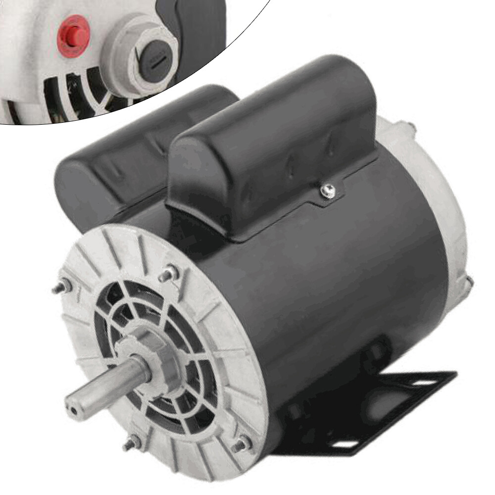 2 HP Air Compressor Duty Electric Motor 56 Frame 3450 RPM Single Phase 110V