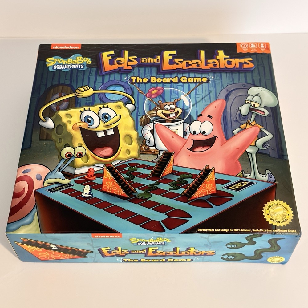SpongeBob SquarePants Eels And Escalators The Board Game