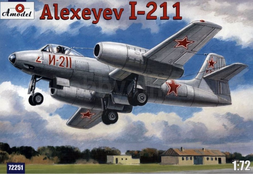 Amodel 72251 1:72 AlekseevI-211 Plastic model aircraft