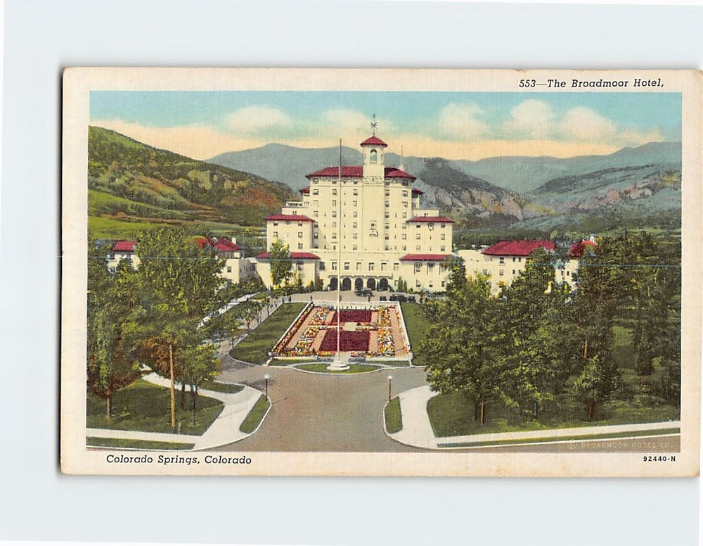 Postcard The Broadmoor Hotel Colorado Springs Colorado USA