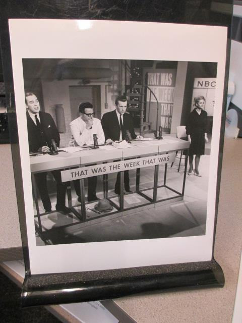 1964 NBC TV show photo TW3 with Nancy Ames David Frost Elliot Reid Henry Morgan