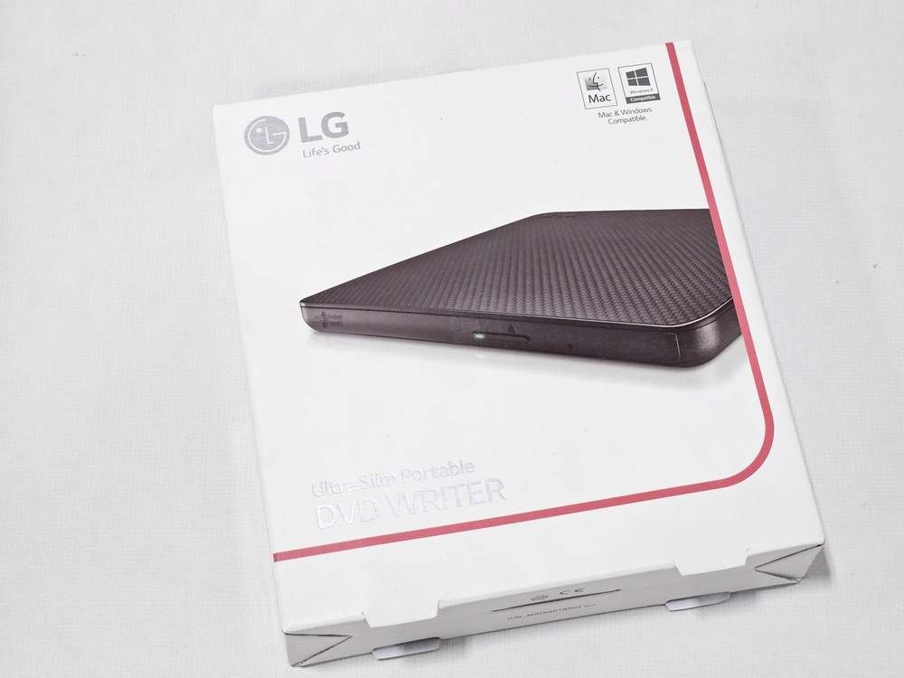 LG SP80NB60 Ultra Slim Portable DVD Writer External USB Drive Mac Windows30 Day Warranty • Free Shipping & Returns • US Seller