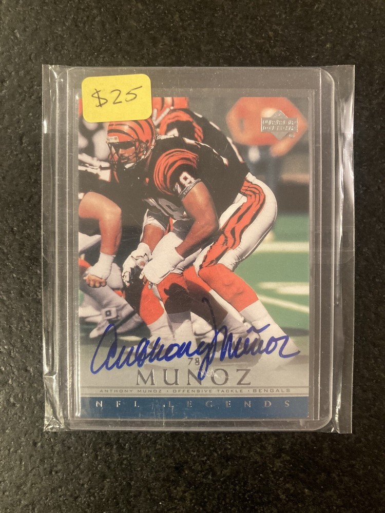Anthony Munoz Bengals 2000 Upper Deck Legends AUTOGRAPH AUTO