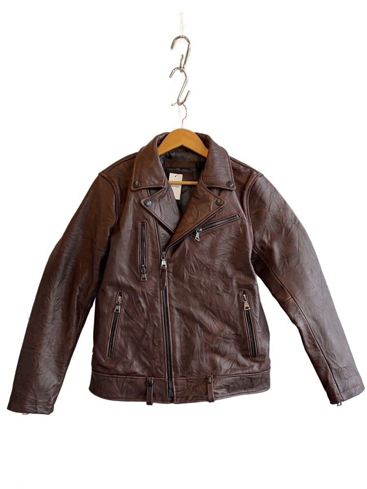 Double Riders Jacket/S/Cowhide/Brw 51801