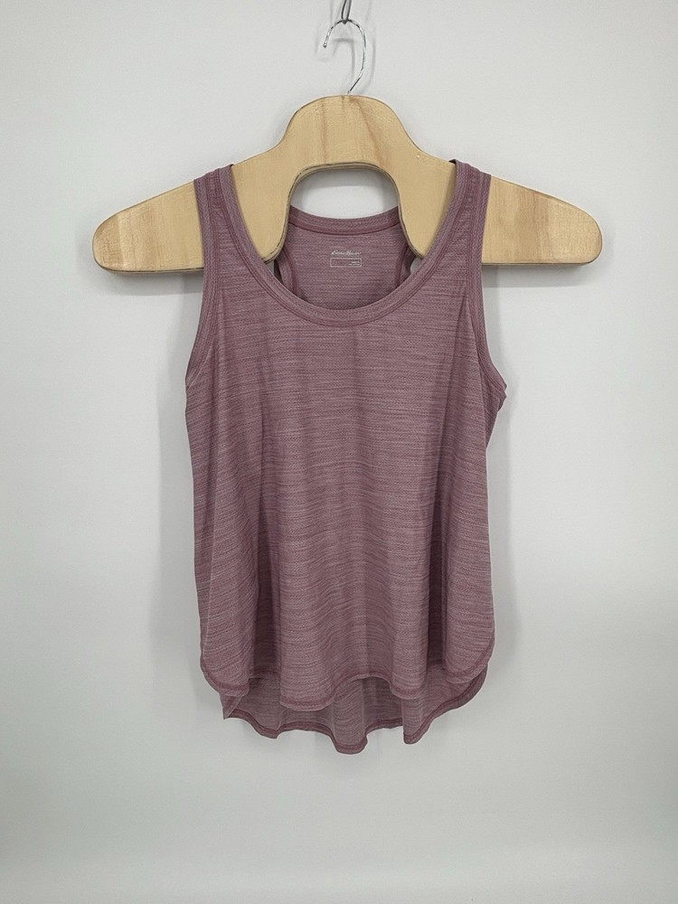 Eddie Bauer Women’s Active Tank Top Purple Racerback FreeDry Moisture Wicking L