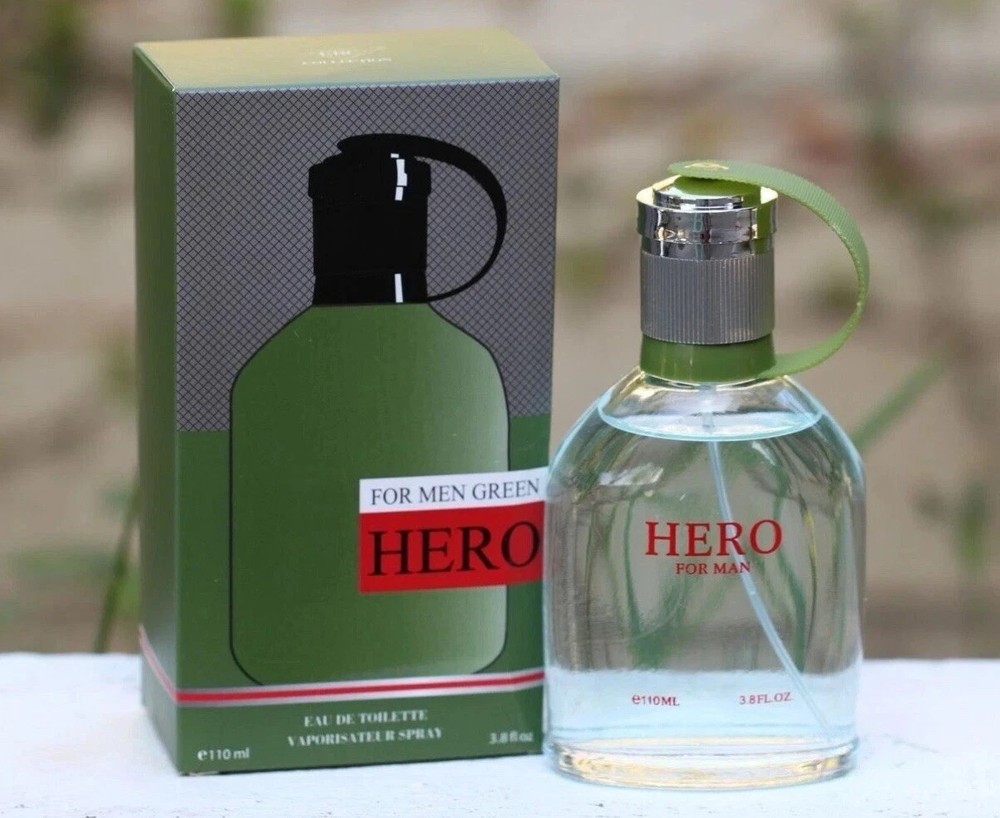 For Men Green Hero Eau De Cologne Parfum Perfume 3.4 Oz Ebc Collection