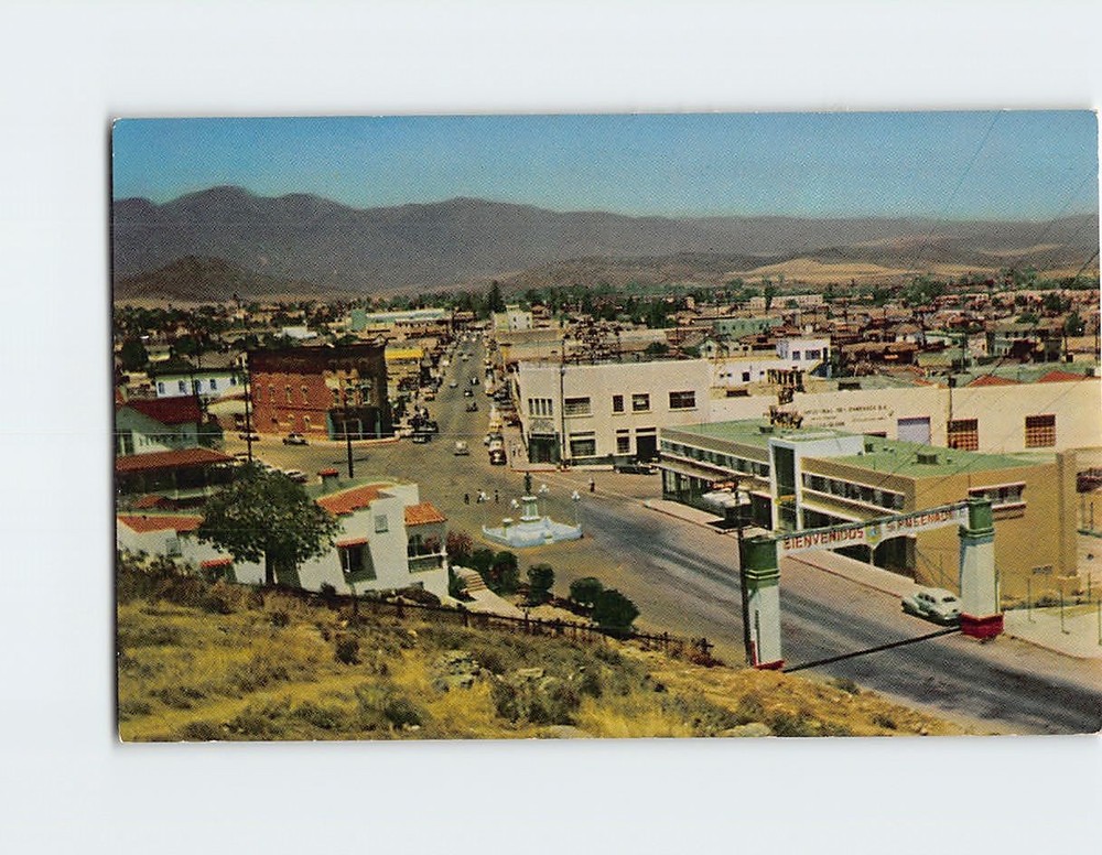 Postcard Main Street Ensenada BC Mexico