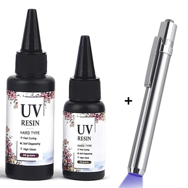 Crystal Clear UV Curing Hard Resin Glue for Jewelry Making