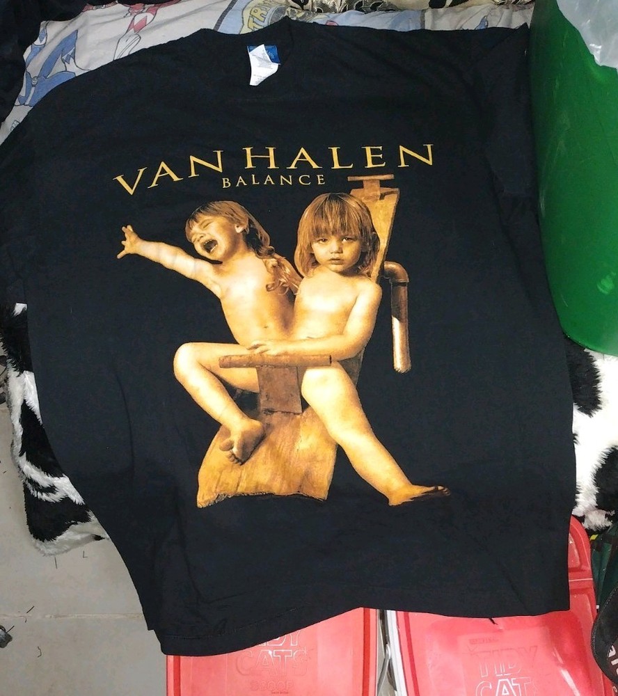 Vintage 1995 Van Halen Balance Tour Concert Shirt XL