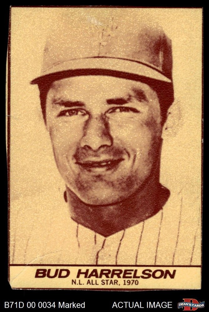 1971 Milk Duds Bud Harrelson Mets 1.5 - FAIR