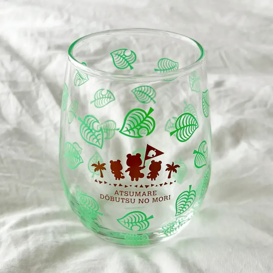 Animal Crossing Glass Cup 325ml Nintendo TOKYO Limited Official Japan NEW Rare