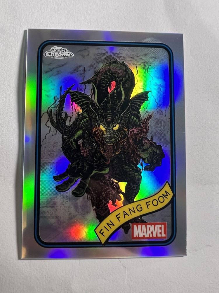 2025 Topps Chrome Marvel - FIN FANG FOOM - Silver Refractor