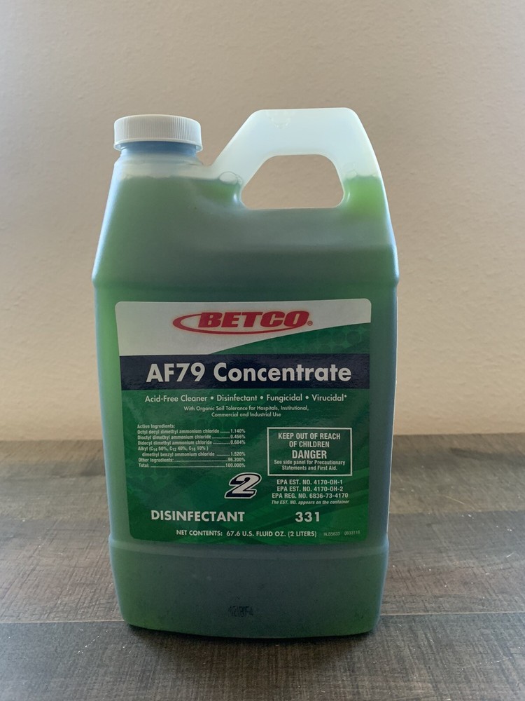 AF79 Concentrate 2 Liters Acid Free Cleaner Disinfectant Fungicidal Virucidal-image