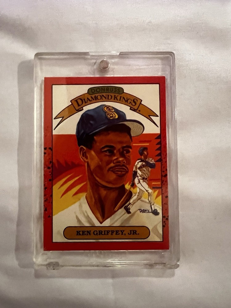 Donruss Diamond Kings Ken Griffey Jr. #4 Seattle Mariners 1990  (ERROR)