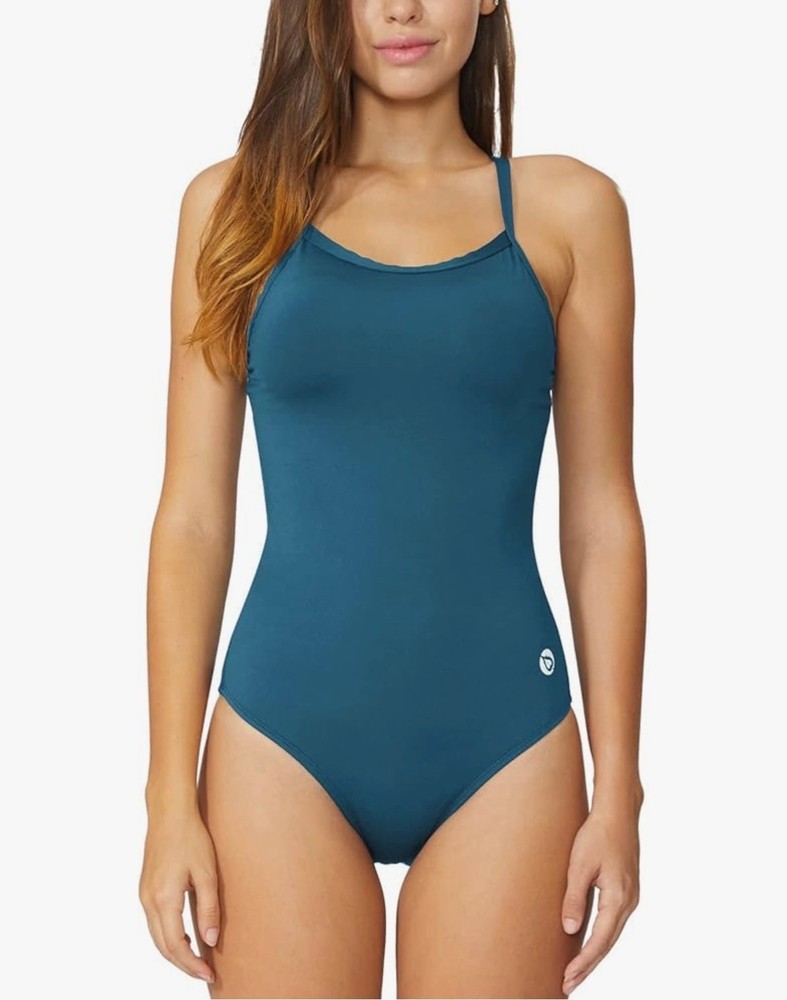 Baleaf Size S(34), Blue, Women's Athletic Training Adjustable Strap 1pc Swimsuit