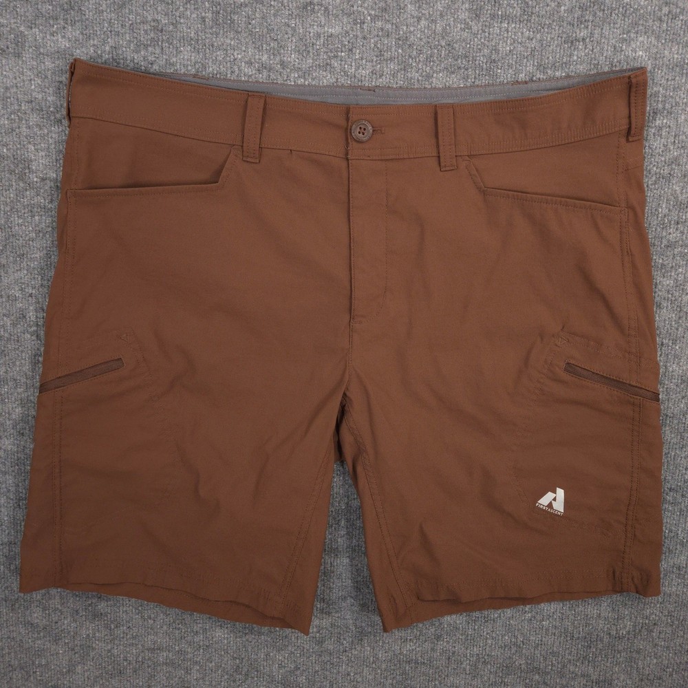 Eddie Bauer First Ascent Guide Pro Shorts Mens 42 Tall Brown Outdoor Performance