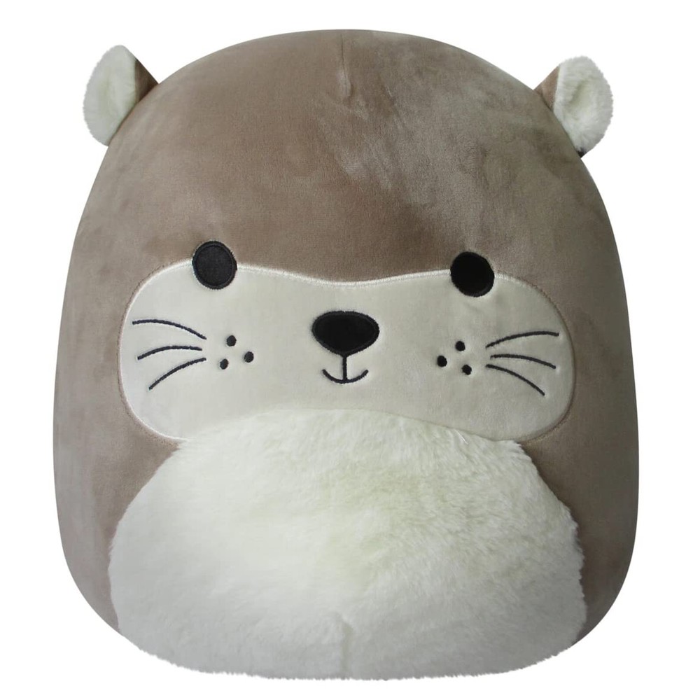 Squishmallows 14-Inch Light Brown Otter with Fuzzy Ears Plush - Add RIE to Yo...