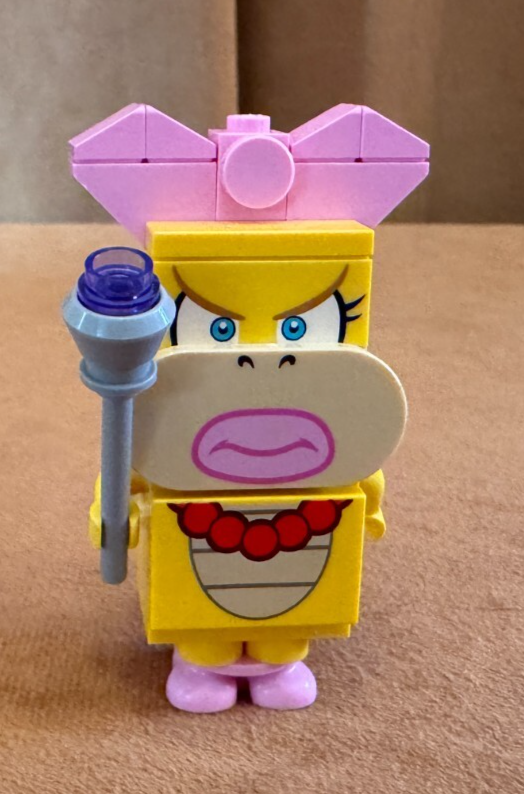 LEGO Super Mario Wendy O Koopa Boss Figure with Staff mar0146