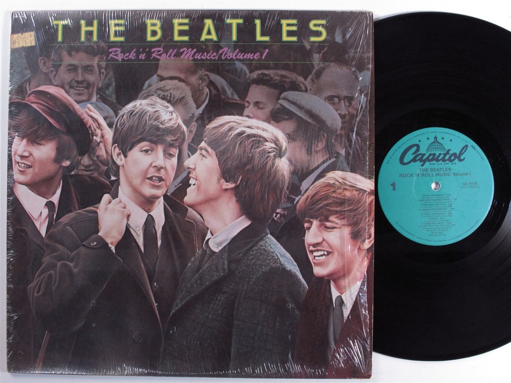 BEATLES Rock 'N' Roll Music Vol. 1 CAPITOL LP VG+ SHRINK d