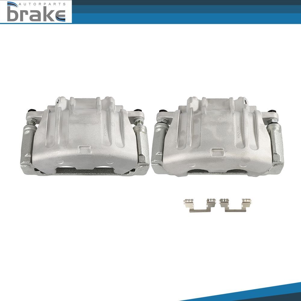 2Pcs Front Disc Brake Calipers w/Bracket For 2012-2016 Dodge Challenger V6 3.6L